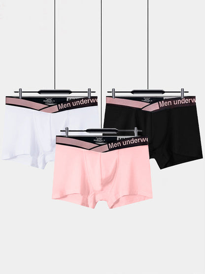 2 Pack Men's Modal Breathable U-Pouch Trunks