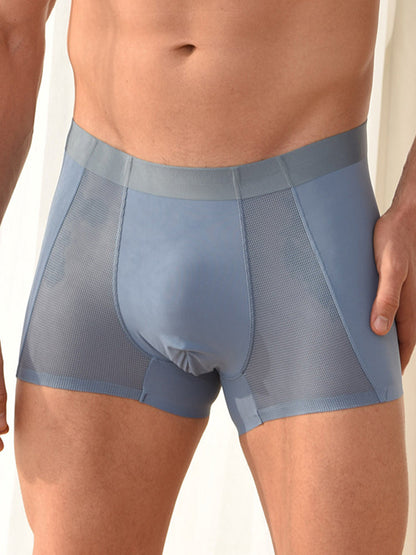 3 Pack Men's Soft Antibacterial Cooling Breathable Air Conditioner Trunks