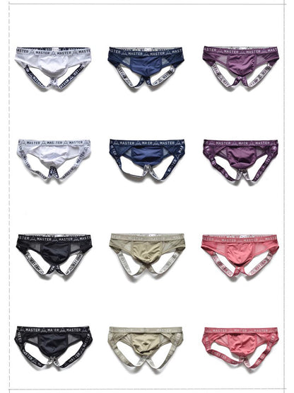 Men's Low-Rise Sexy Double Strap Jockstrap