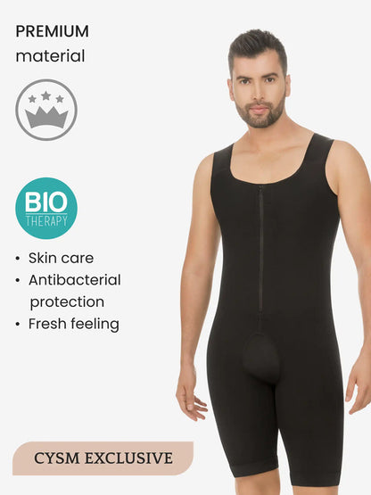 Men's Abdomen Body Shaper Legs Control Bodysuit
