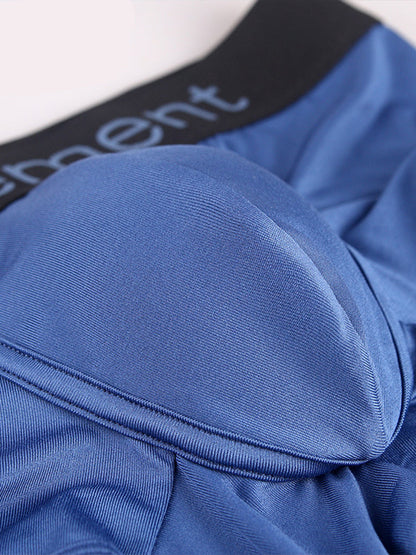 4 Pack Men's Breathable Plain Pouch Trunks