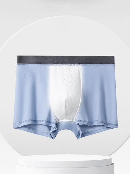4 Pack Men's Seamless Comfy Pouch Trunks