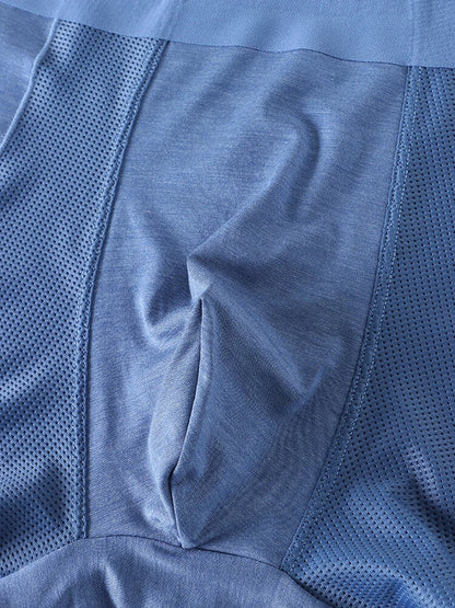 Men's U Convex Pouch Seamless Modal Trunks