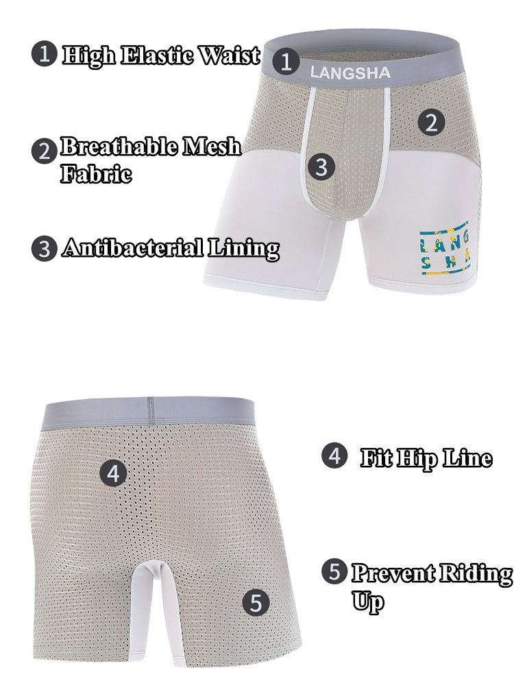 Men's Performance Mesh Boxer Briefs