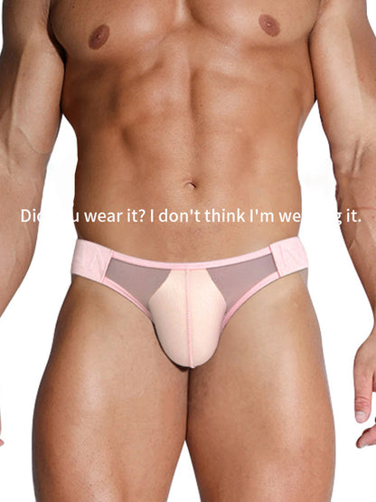 2 Pack Men's Nylon Semi-Transparent Sexy Jockstrap