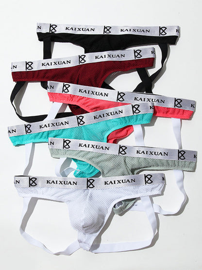 Men's Soft Elastic Comfortable Breathable Low Waist Sexy Thong