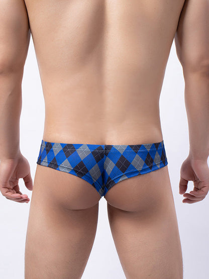 Men's Low-Rise U-Convex Print Thong