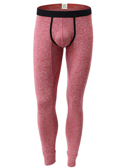 Men's U-Convex Pouch Sexy Base Layer Warm Pants Sleep Pants