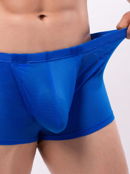 Men's Big Pouch U-convex Trunks with Fly