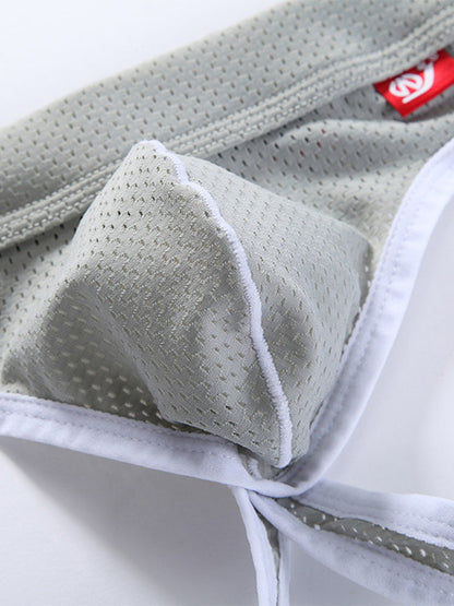 4 Pack Men's Low Waist Sexy Breathable Butt Lifting Stylish Comfortable Jockstrap