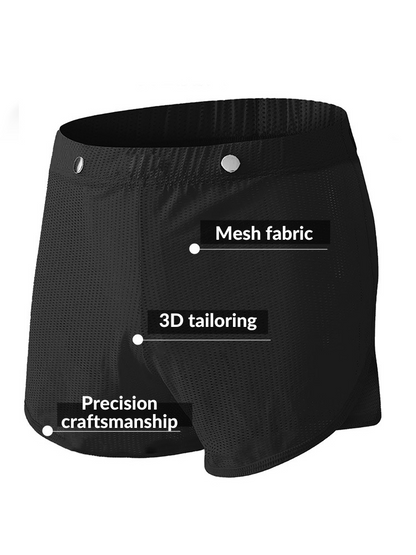 2 Pack Men's Breathable Mesh Boxer Briefs