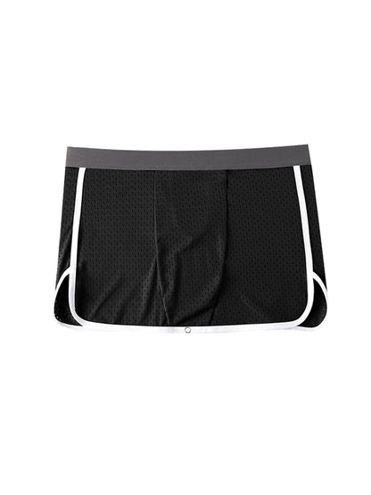 2 Pack Men's  Button Casual U-Shaped Roman Skirt Dual-Purpose Arrow Pants Underwear