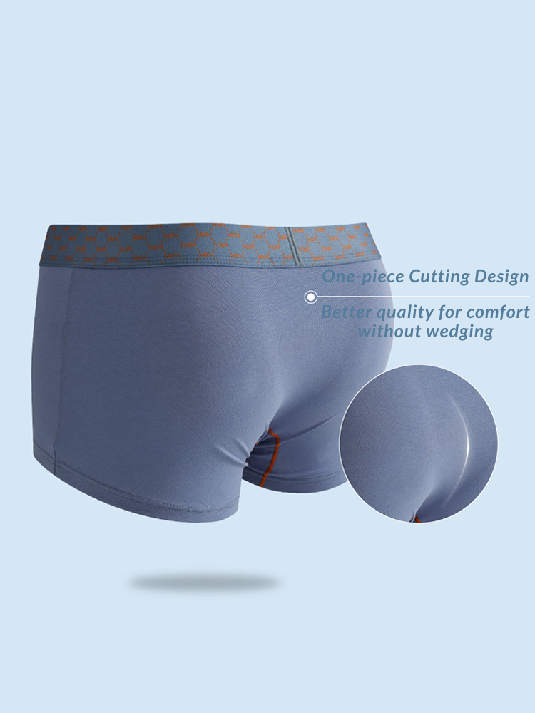 3 Pack Men's Casual Fitness Cotton Trunks