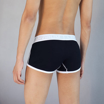 Mens Contrast Color Boxer Briefs
