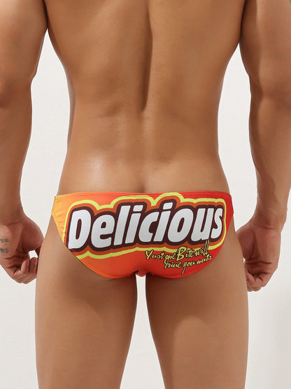 Fun Printed Sexy Men Bikini Underwear