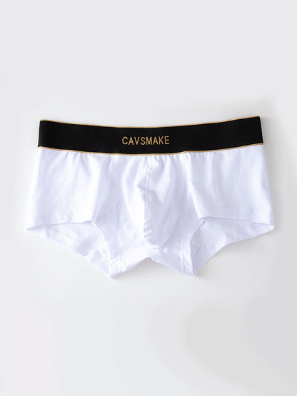 2 Pack Men's Cotton Sexy U-Convex Design Briefs & Trunks