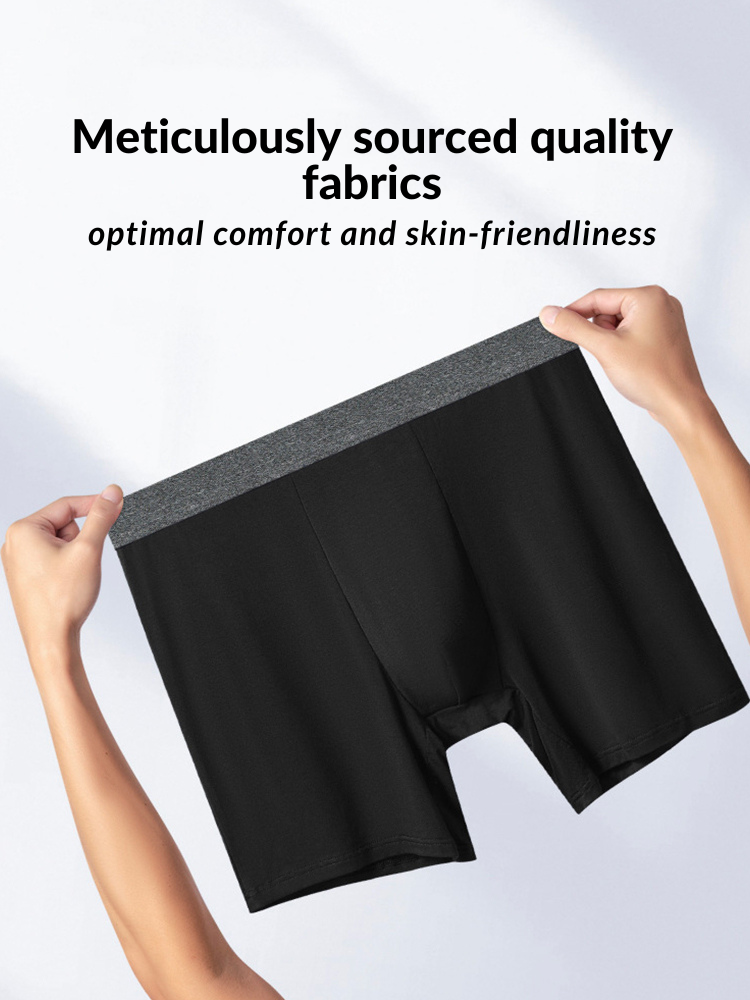 Men's Plus-Size Anti-Chafing Performance Boxer Briefs