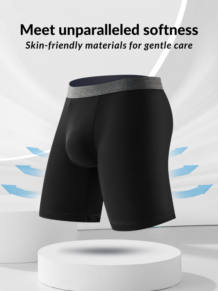 Men's Plus-Size Anti-Chafing Performance Boxer Briefs
