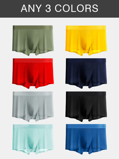 3 Pack Breathable Cooling Fabric Men's Underwear