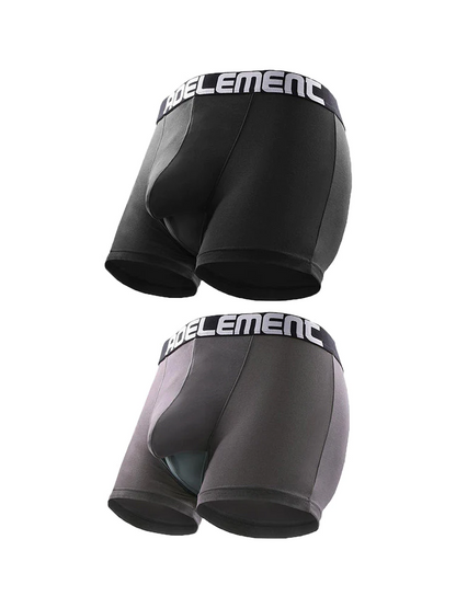 Aoelemen 2 Pack Modal Stretch Separate Pouch Boxer Briefs