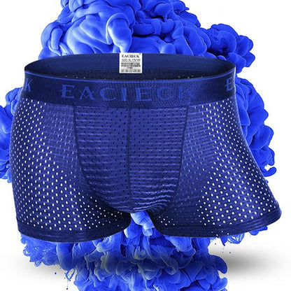 Men's Mesh Thin Ice Silk Underwear