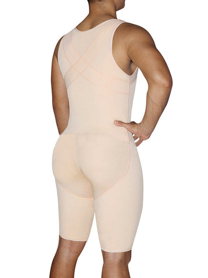Men's Abdomen Body Shaper Legs Control Bodysuit