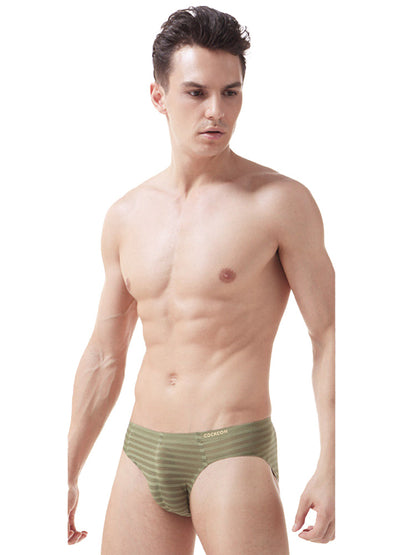 3 Pack Men's Mesh Nylon Breathable Solid Color Bikini