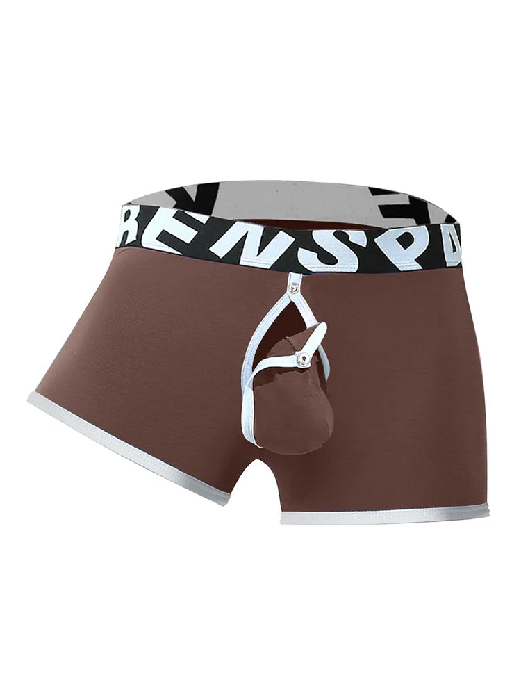 2 Pack Men's Modal Sexy Breathable Classic Trunks