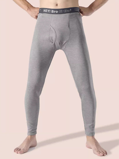 Men's Thermal Pants with Fleece Lining. Thickened Sports Base Layer Pants