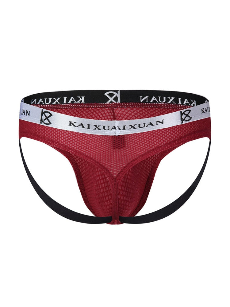 Men's Soft Elastic Comfortable Breathable Low Waist Sexy Thong