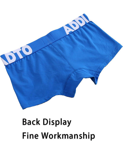 Men's Gun and Bullet Separation Large Pouch U-Convex 3D Cut Loose Trunks