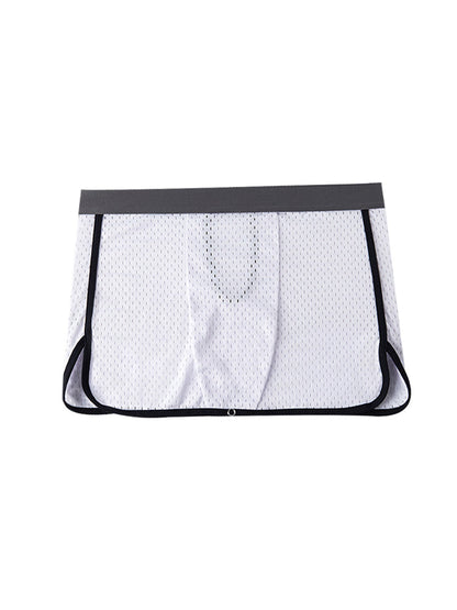 2 Pack Men's  Button Casual U-Shaped Roman Skirt Dual-Purpose Arrow Pants Underwear