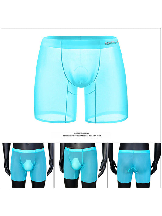 Ultra-Thin Breathable Semi-Transparent Pouch Boxers Briefs & Midway Briefs