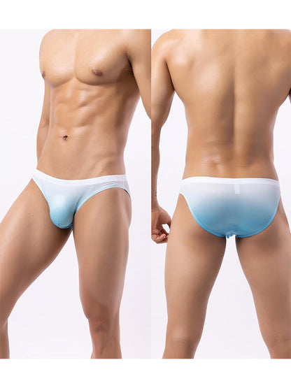 Men's Sensual Silk-Like Loose Gradient Color Bikini