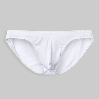 Low Waist Ice Silk Transparent Seamless Underwear