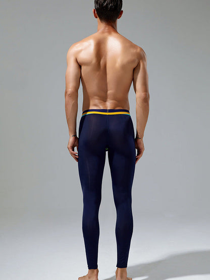 Men's Sexy Sport Long Johns With Large Pouch