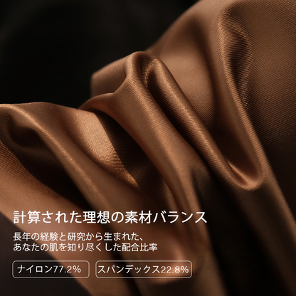 気品あるシルクの艶めき。ひんやり快適、抗菌加工の桑蚕シルクボクサーブリーフ