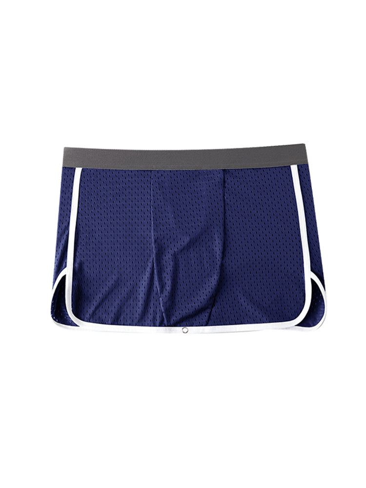 2 Pack Men's  Button Casual U-Shaped Roman Skirt Dual-Purpose Arrow Pants Underwear