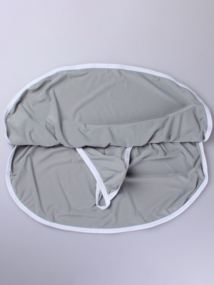 Men's Sexy Side Split  Boxers With Support Pouch
