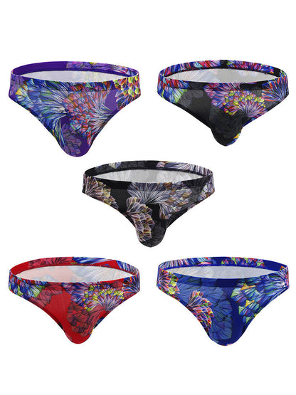 3 Pack Men's Printing U Convex Pouch Pouch Briefs