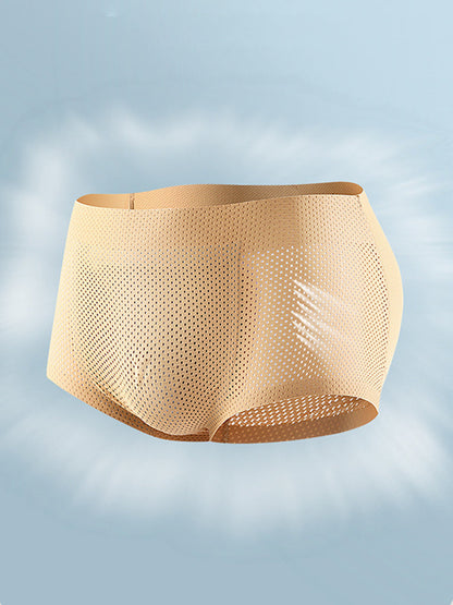 Hip Lift Mesh Breathable Seamless Trunks