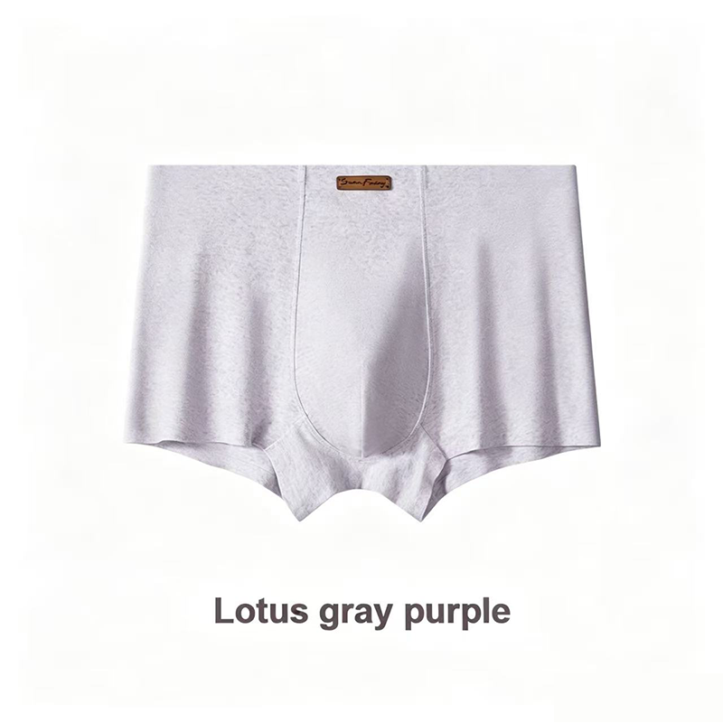 Men's Premium Pure Cotton Boxer Briefs - 10A Antibacterial Underwear