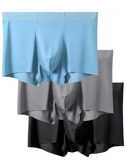 3 Pack Mesh Breathable Ice Silk Underwear