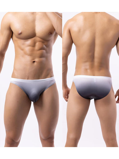 Men's Sensual Silk-Like Loose Gradient Color Bikini