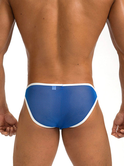2 Pack Men's See-through Mesh Bikini