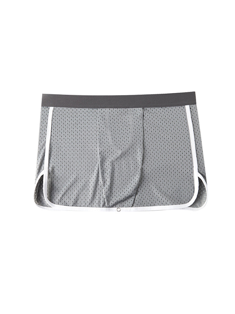 2 Pack Men's  Button Casual U-Shaped Roman Skirt Dual-Purpose Arrow Pants Underwear