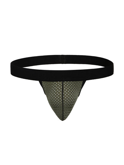 4 Pack Men's Single Pouch Ice Silk Sexy Thong