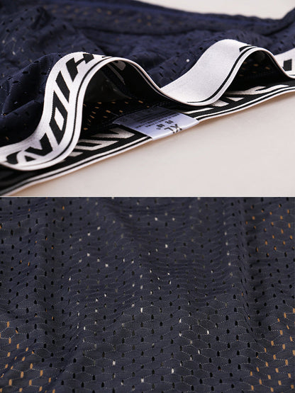 2 Pack Men's Mesh Separate Pouch Boxers Briefs