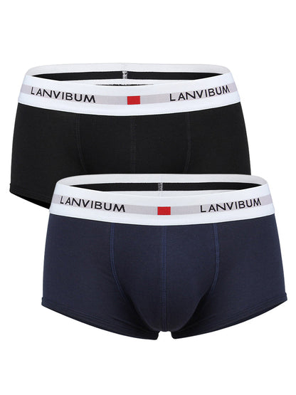 2 Pack Men's Breathable Big Pouch Trunks