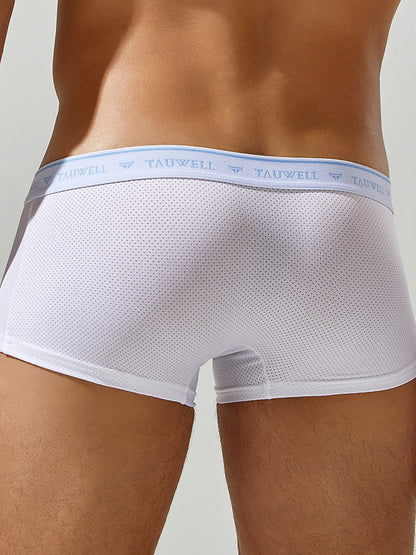 2 Pack Men's Sexy Comfortable Breathable Solid Color Trunks
